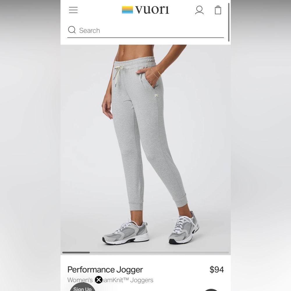 Vuori Joggers - New with tags